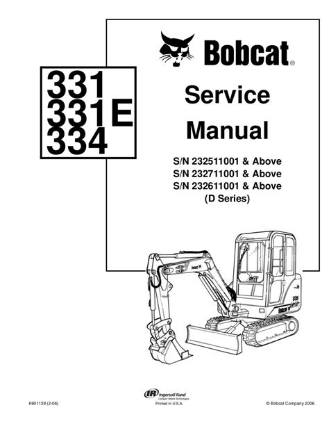 2002 bobcat 331 mini excavator|bobcat 331 owners manual.